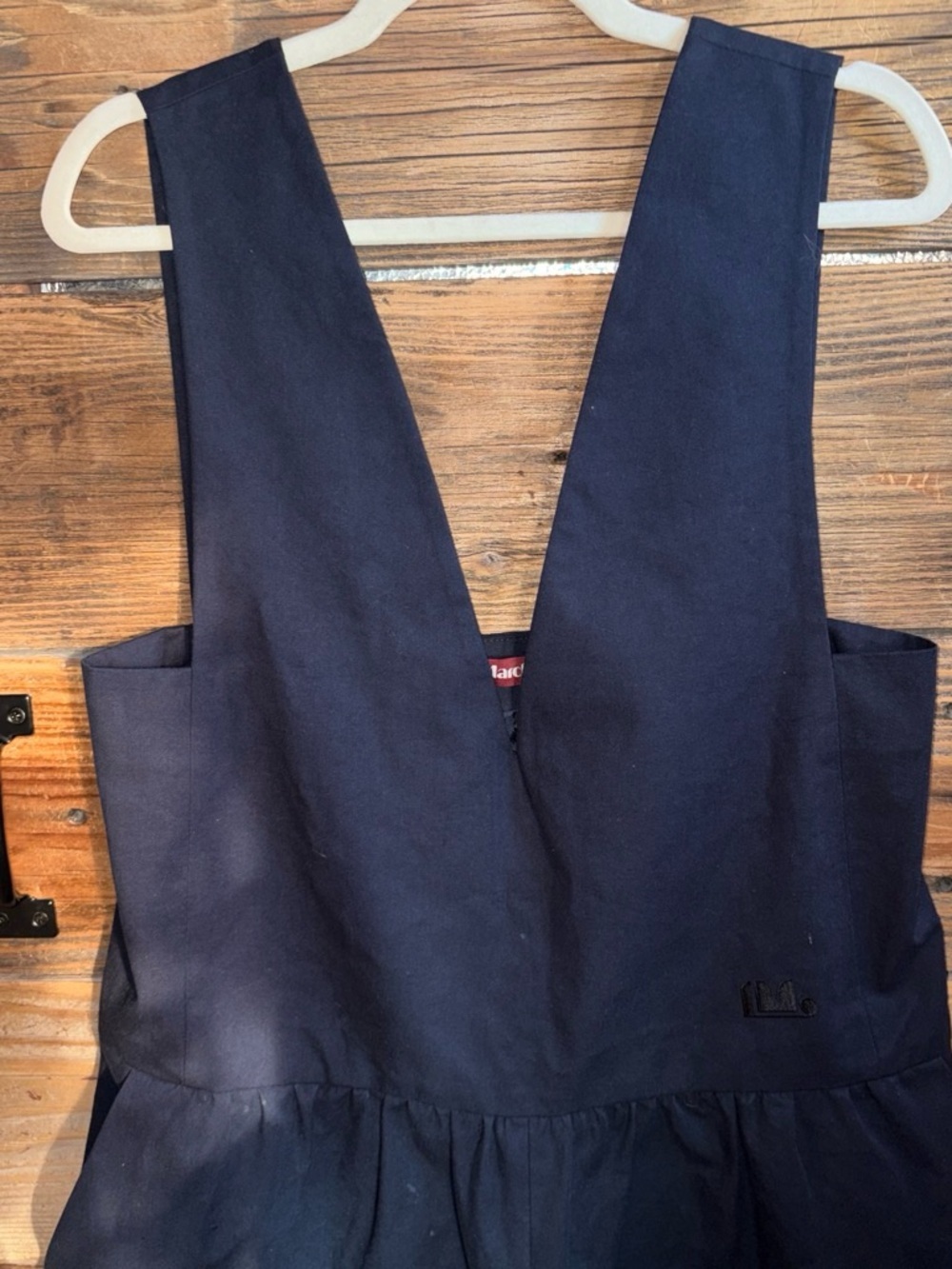 Lucky Marche Loose Fit V-Neck Overalls - Picture 3 of 7